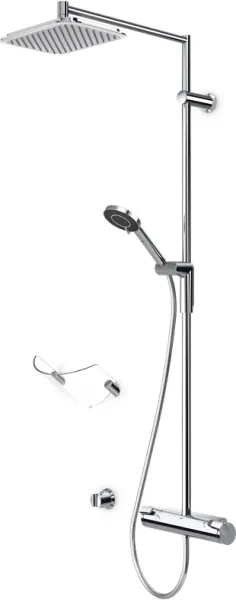Oras Optima Rain Duschsystem, Krom