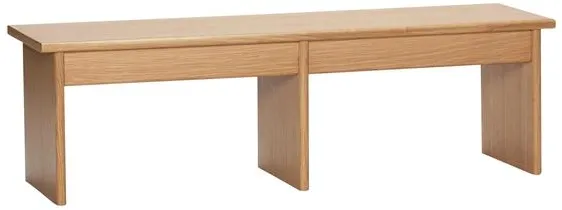 Hübsch Doppio Bänk Natur