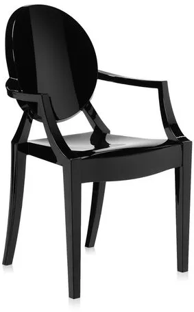 Kartell Lou Lou Ghost matstol - Barn - Svart