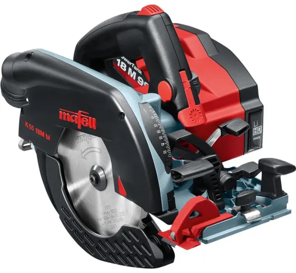 Mafell Batterihandcirkelsåg K 55 18M bl i T-MAX låda