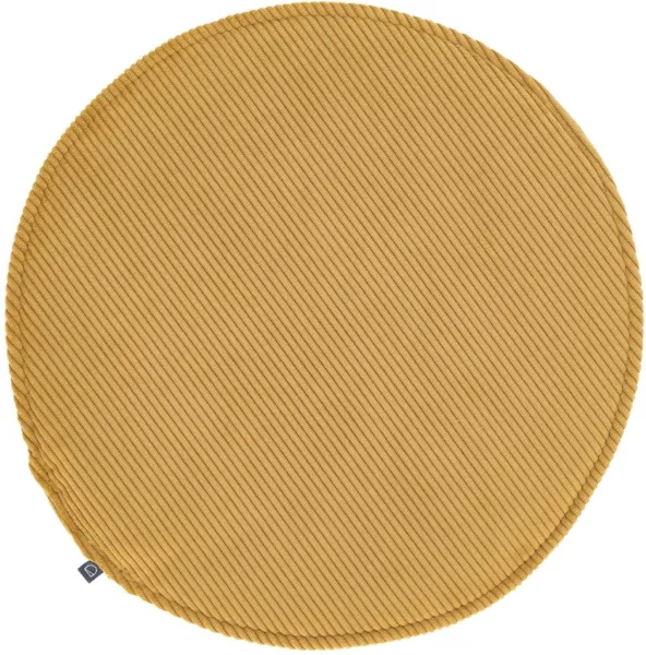 Sora, sittdyna för matstol, senap, H2,5x35x35 cm