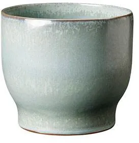 Knabstrup Keramik blomkruka, soft mint - Ø:12,5 cm
